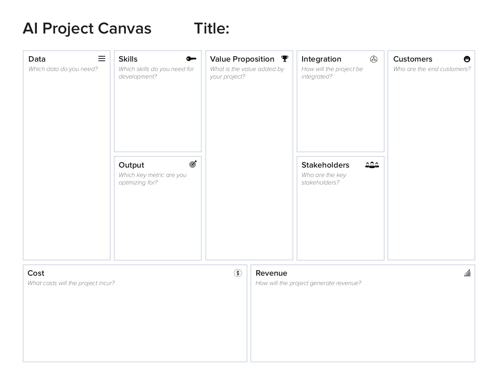 AI Project Canvas